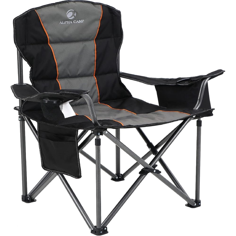 Outdoor Oversized Camping Chair - كرسي تخييم متين يتحمل وزن 500