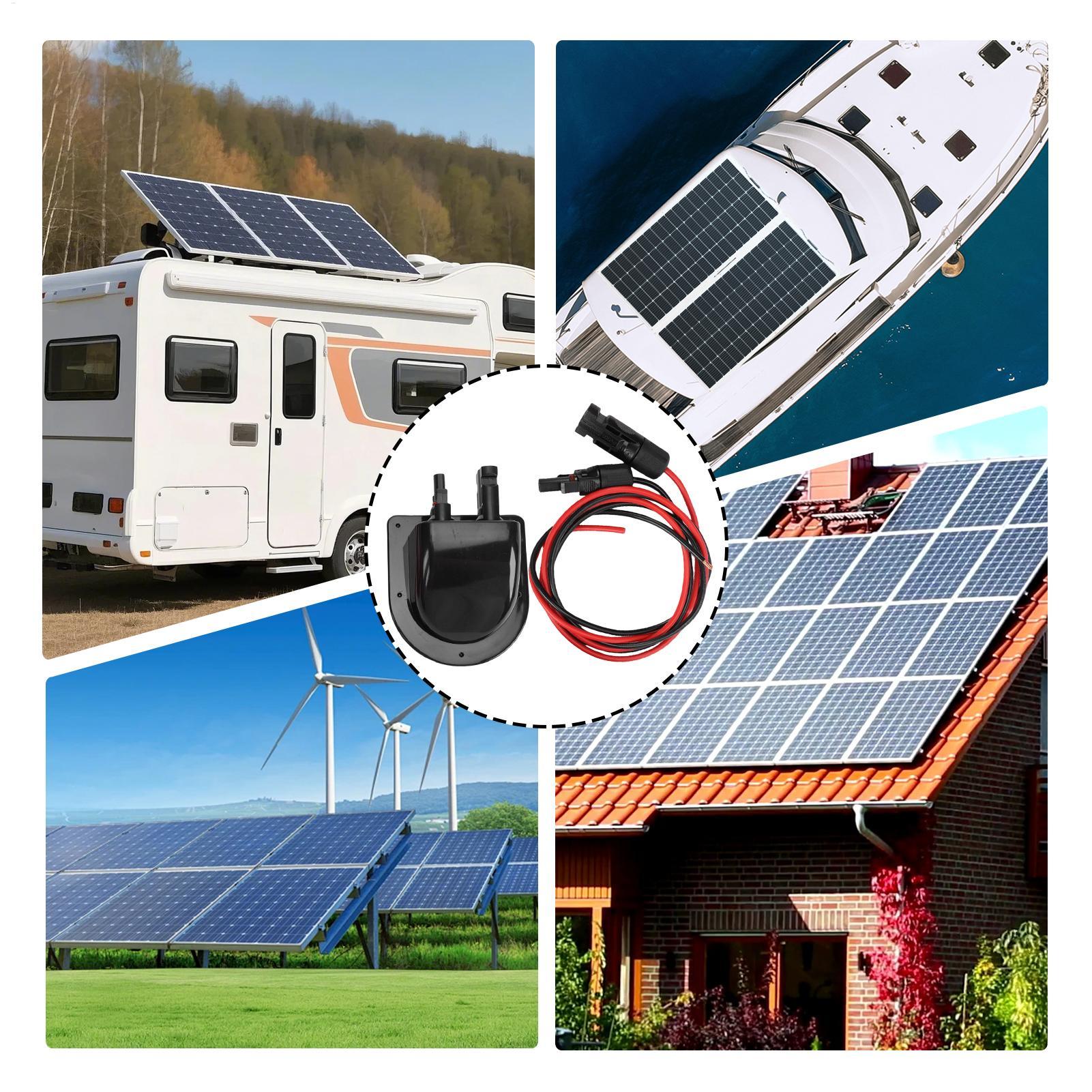 Outdoor Camping Trailer - غلاف كابل شمسي مقاوم للماء، مدخل