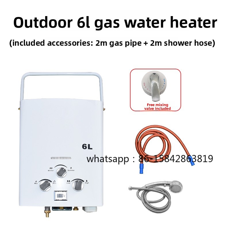 Outdoor Camping Water Heater - سخان مياه يعمل بالغاز للرحلات والتخييم