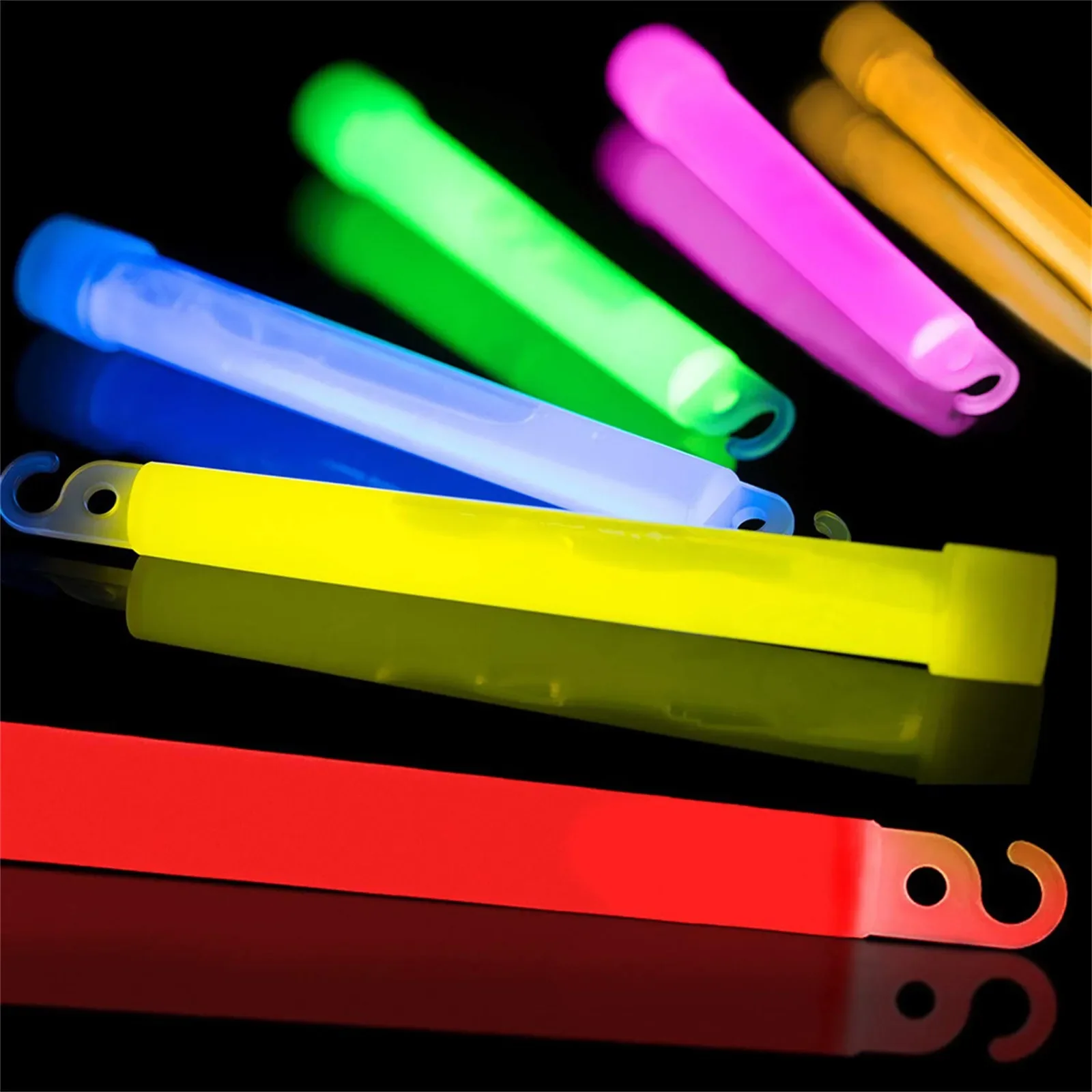 Glow Sticks Survival - توهج العصي مع هوك 4/6 بوصة