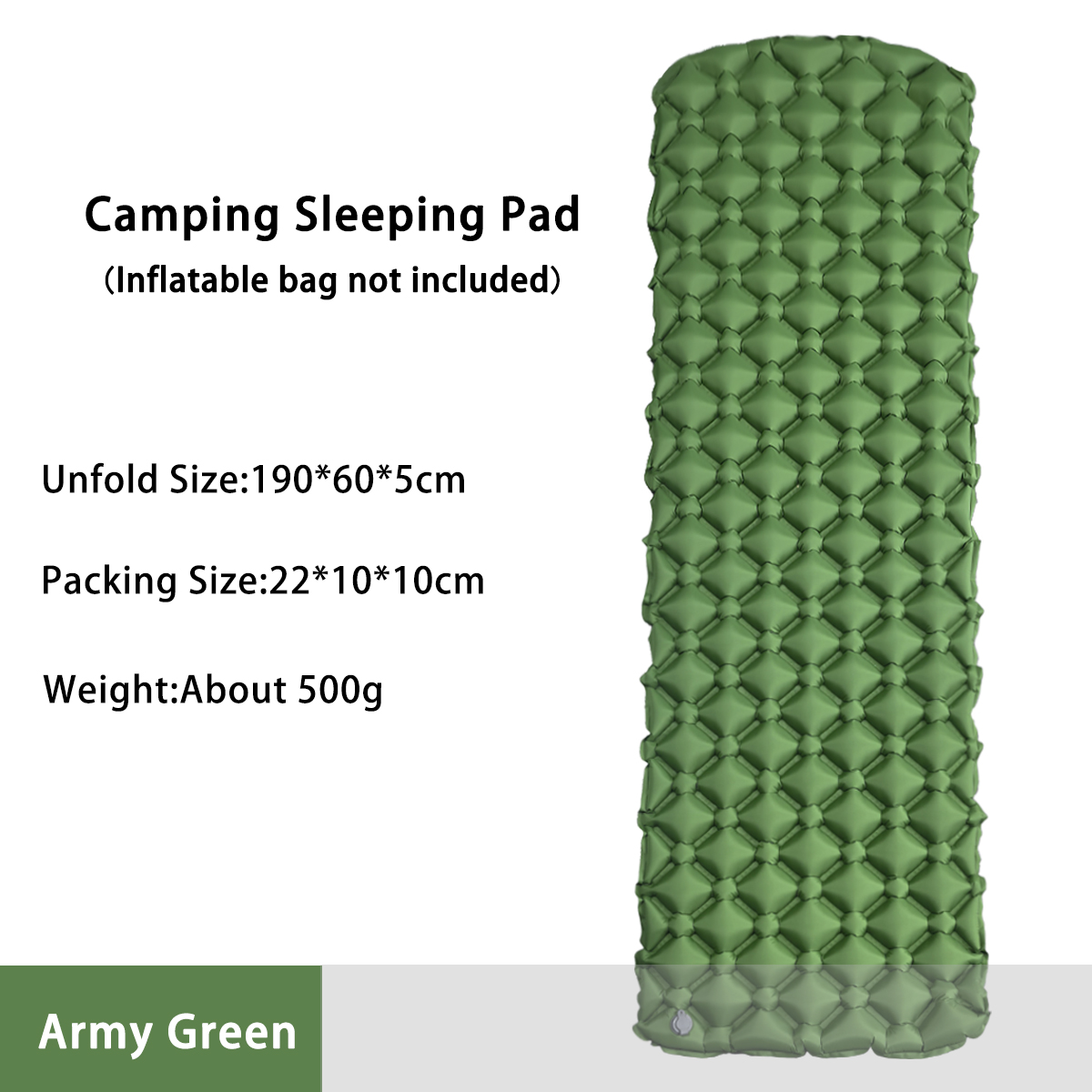 Outdoor Camping Blanket - فراش قابل للنفخ للتخييم، سرير مخيمات