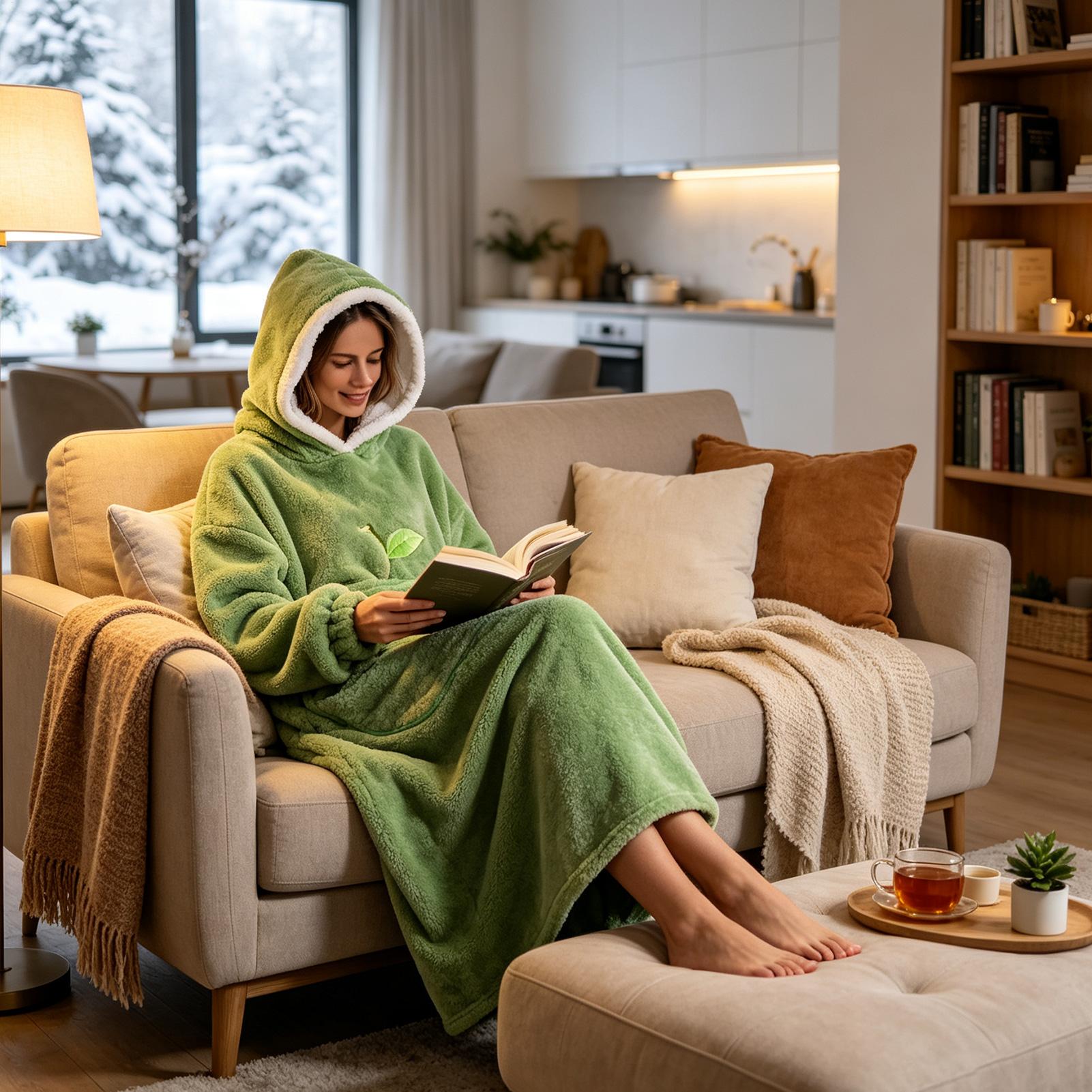 هودي بطانية من الصوف كبير الحج - مراجعة Outdoor Camping Blanket وسعره