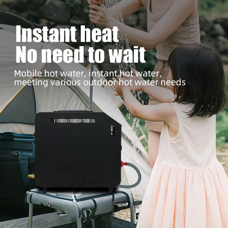 سخان ماء محمول يعمل بالبروبان  - مراجعة Outdoor Camping Water Heater وسعره
