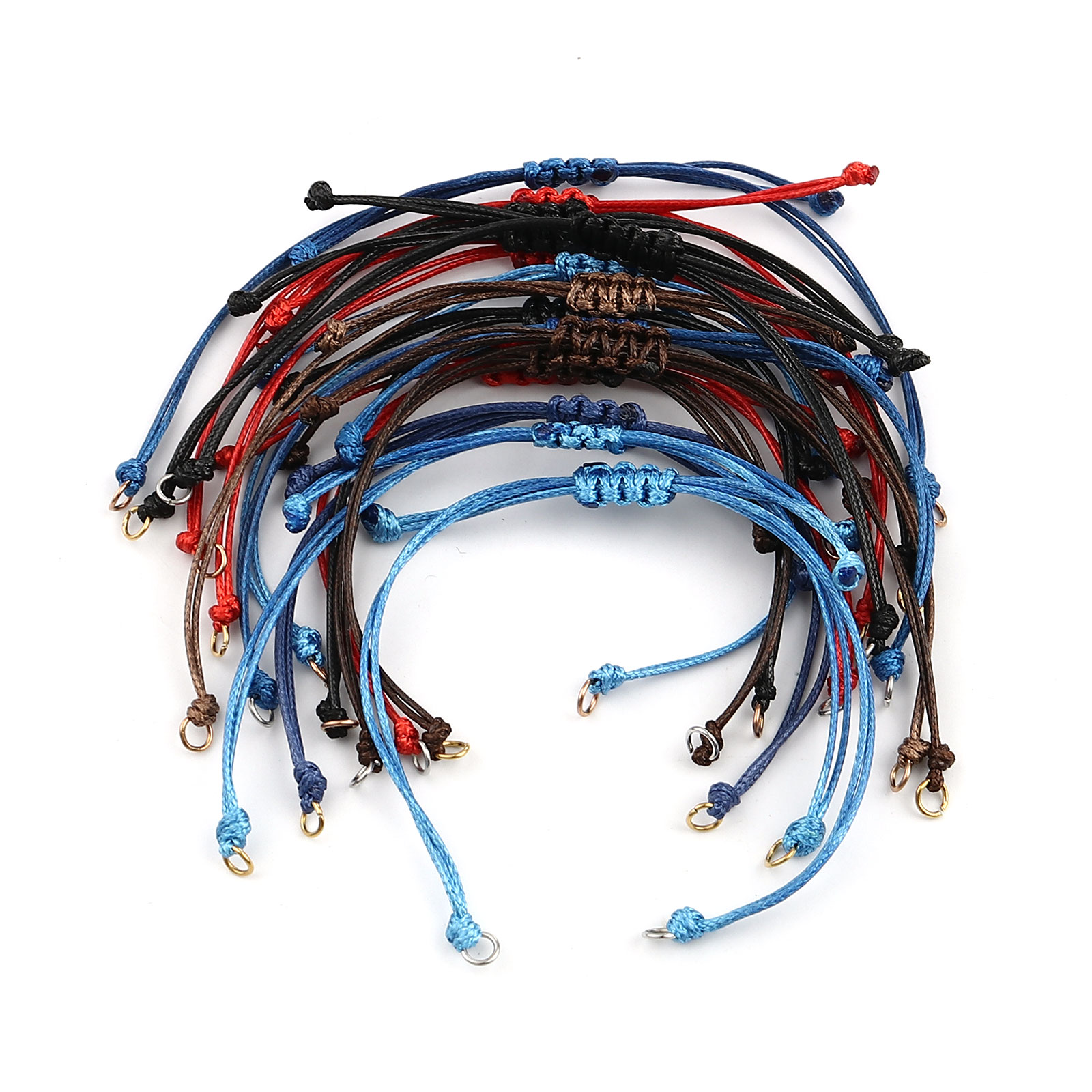 متعدد الألوان البوليستر تجديل  - مراجعة Paracord Bracelet وسعره