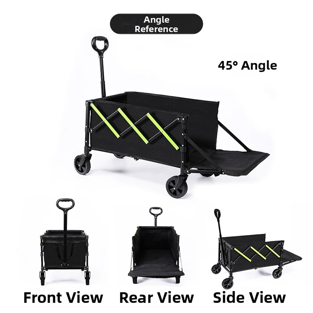 عربة يدوية قابلة للطي متعددة ا - مراجعة Outdoor Camping Trolley وسعره