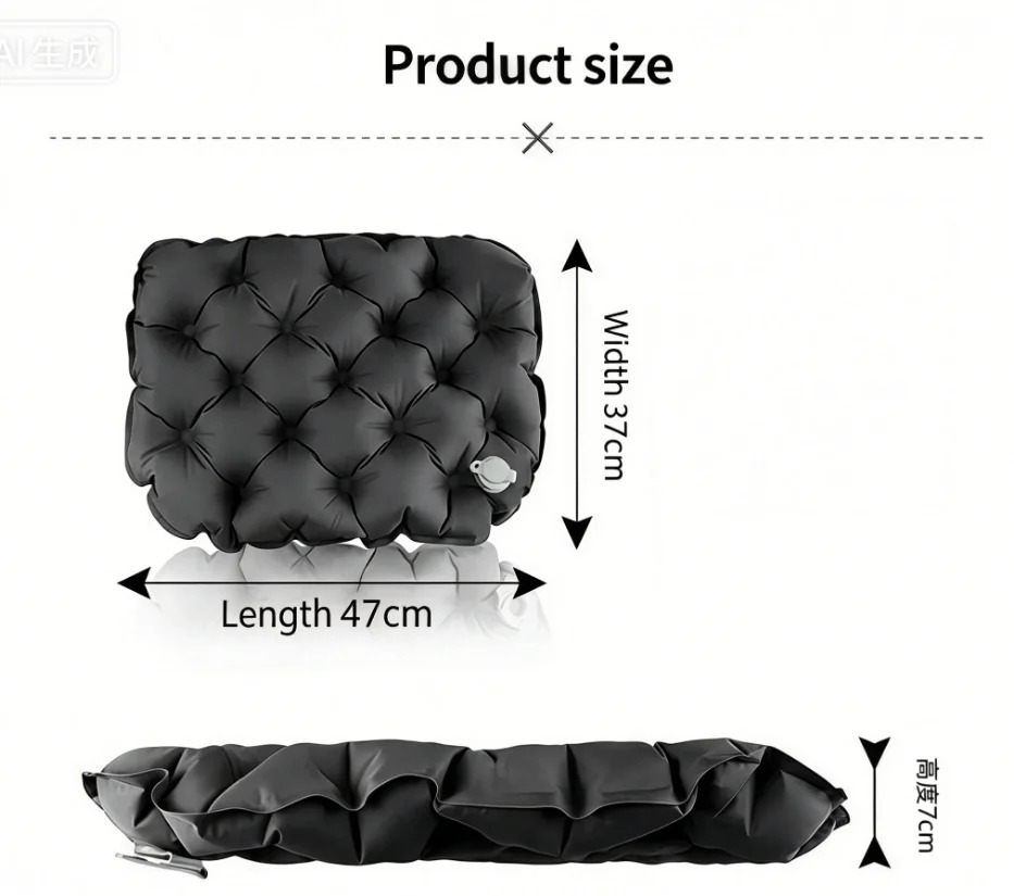 وسادة هوائية محمولة قابلة للنف - مراجعة Outdoor Camping Quilt وسعره