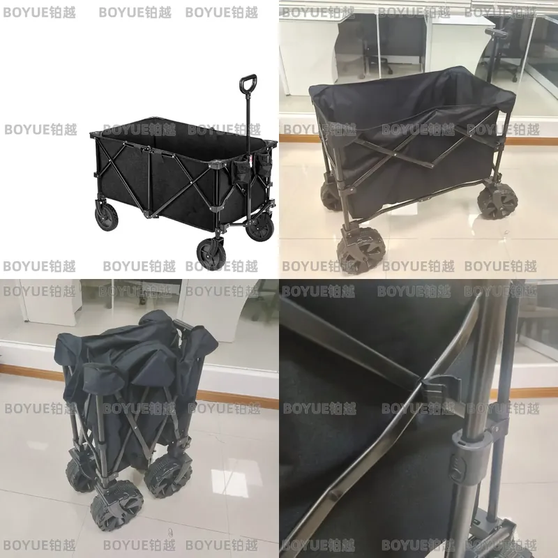 عربة سفر محمولة قابلة للطي مع  - مراجعة Outdoor Camping Trailer وسعره