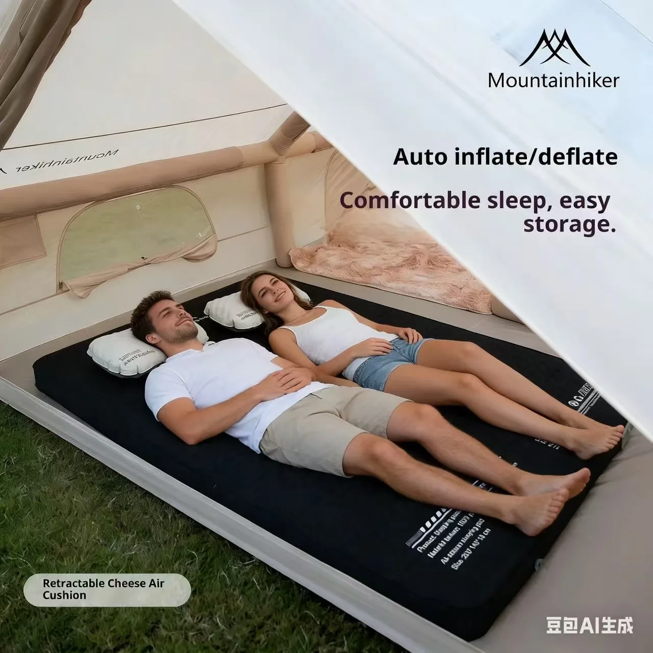 MOUNTAINHIKER مرتبة هوائية قاب - مراجعة Outdoor Camping Quilt وسعره