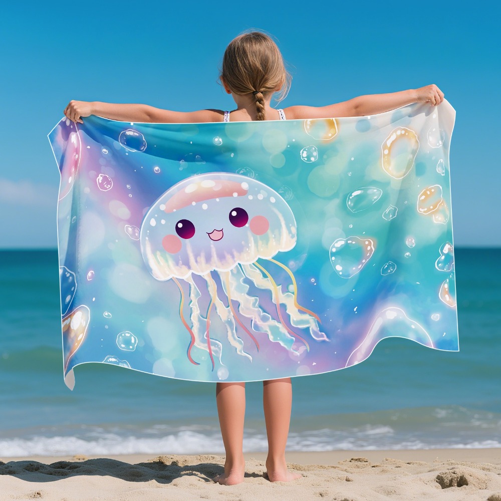 منشفة شاطئ بنمط كرتوني للأطفال - مراجعة Outdoor Camping Blanket وسعره