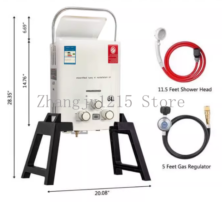 البروبان غاز البترول المسال ال - مراجعة Outdoor Camping Water Heater وسعره