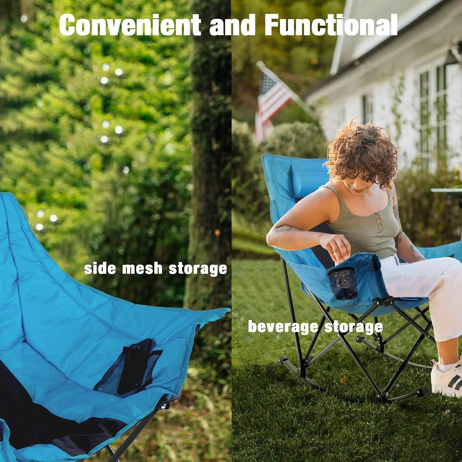 كرسي تخييم قابل للطي للاستخدام - مراجعة Outdoor Oversized Camping Chair وسعره