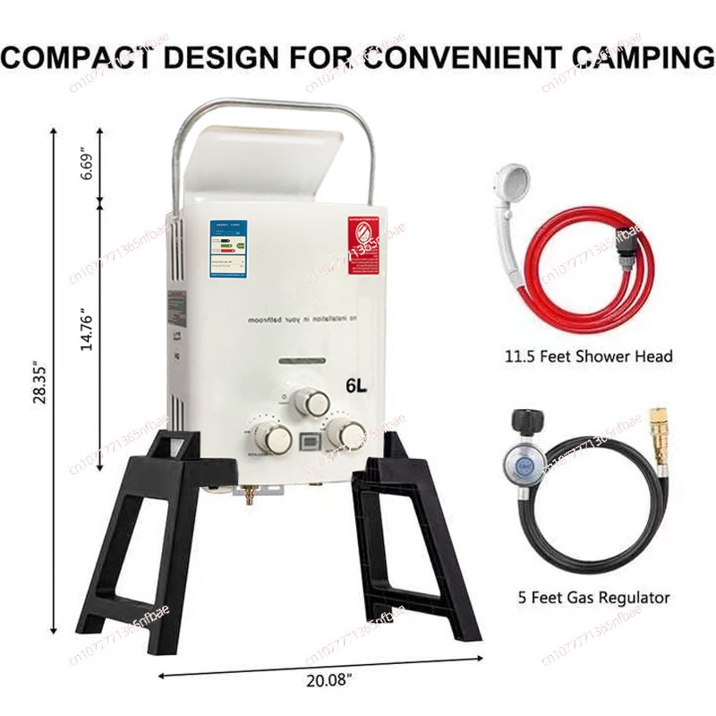 سخان مياه خارجي محمول للمركبات - مراجعة Outdoor Camping Water Heater وسعره