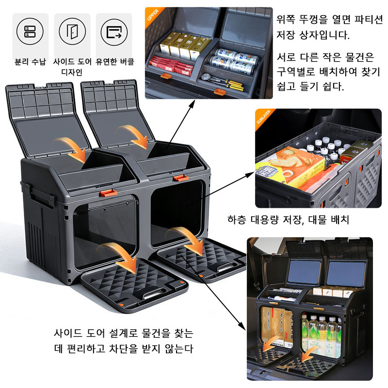 صندوق تخزين محسّن لصندوق السيا - مراجعة Outdoor Camping Folding Storage Box وسعره