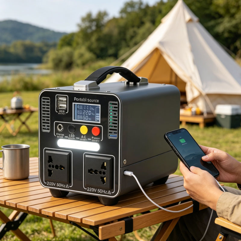 محطة طاقة محمولة 300 واط 166.5 - مراجعة Outdoor Camping Outfit وسعره
