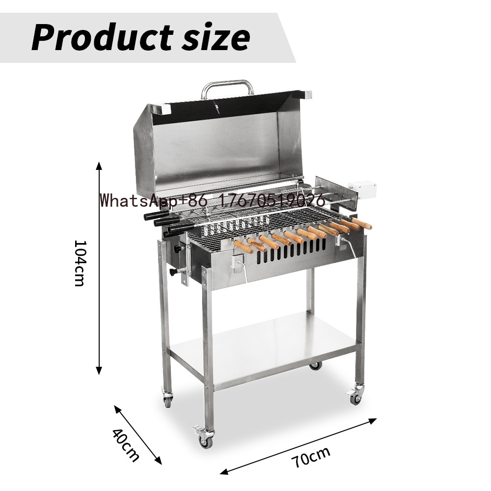 شواية فحم كبيرة حديثة للاستخدا - مراجعة Outdoor Camping Trolley وسعره