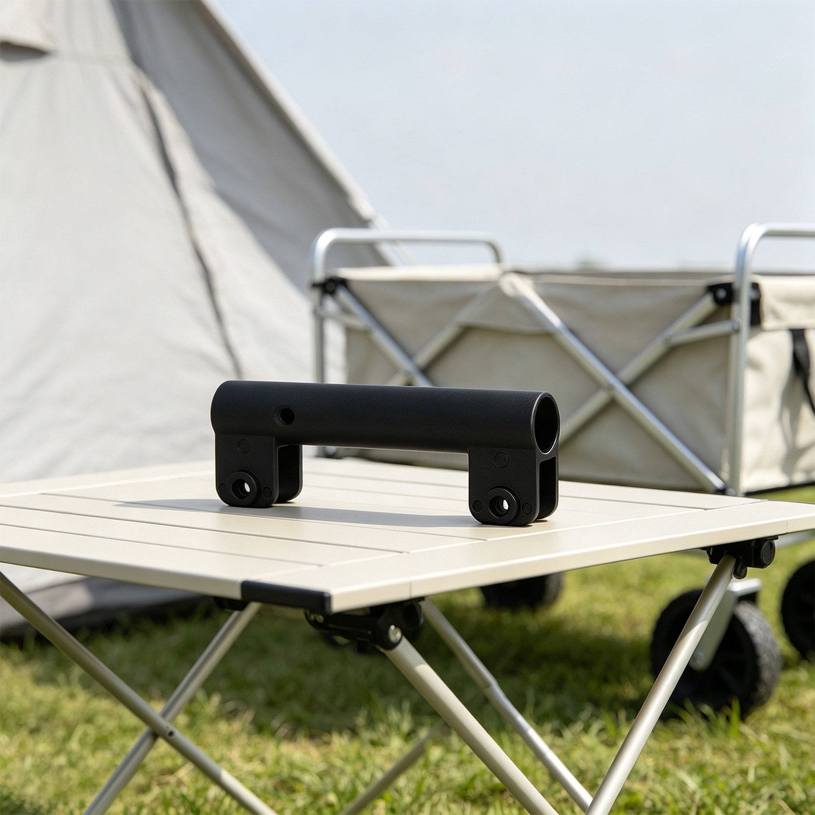 مقبضان قابلان للطي لعربة التخي - مراجعة Outdoor Camping Trolley وسعره