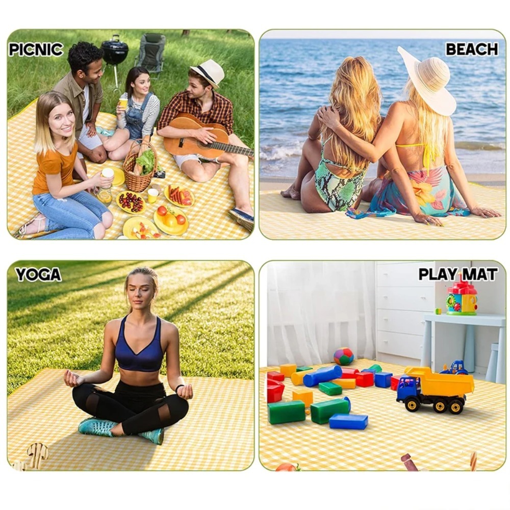 سجادة نزهة محمولة قابلة للطي 2 - مراجعة Outdoor Camping Blanket وسعره