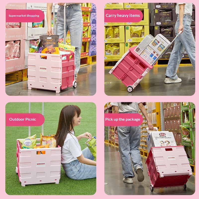 عربة تسوق محمولة قابلة للطي مع - مراجعة Outdoor Camping Trolley وسعره