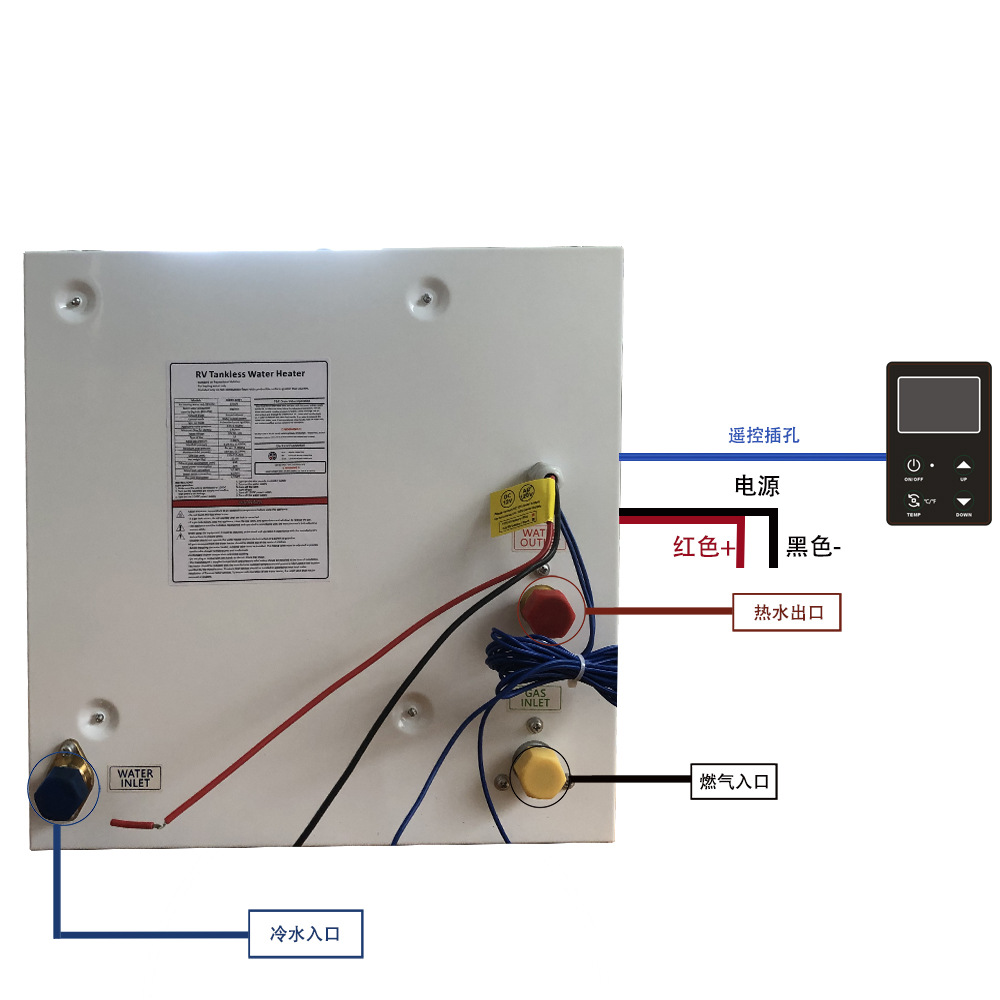 سخان مياه محمول للمركبات الترف - مراجعة Outdoor Camping Water Heater وسعره