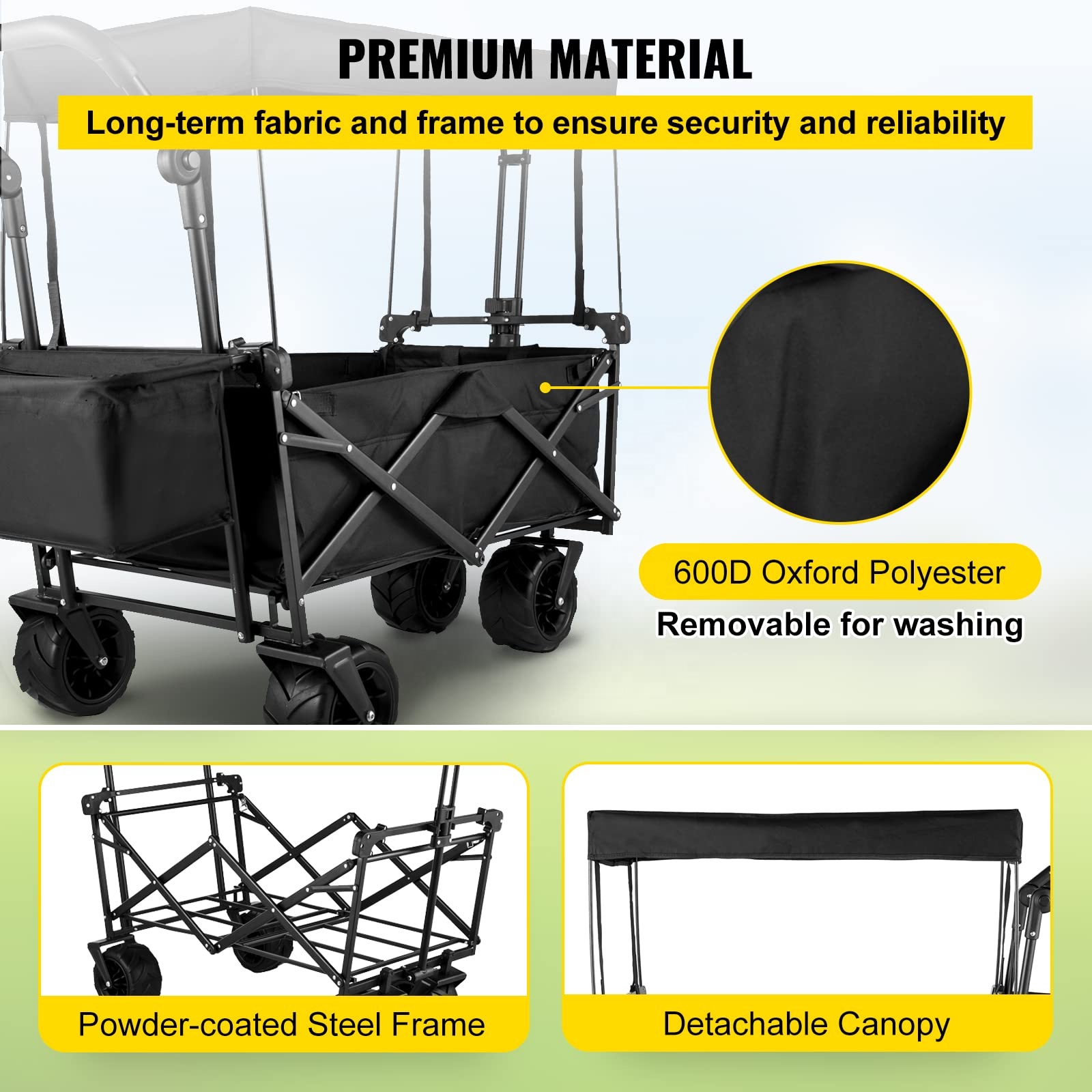 عربة تخييم قابلة للطي للاستخدا - مراجعة Outdoor Camping Trolley وسعره