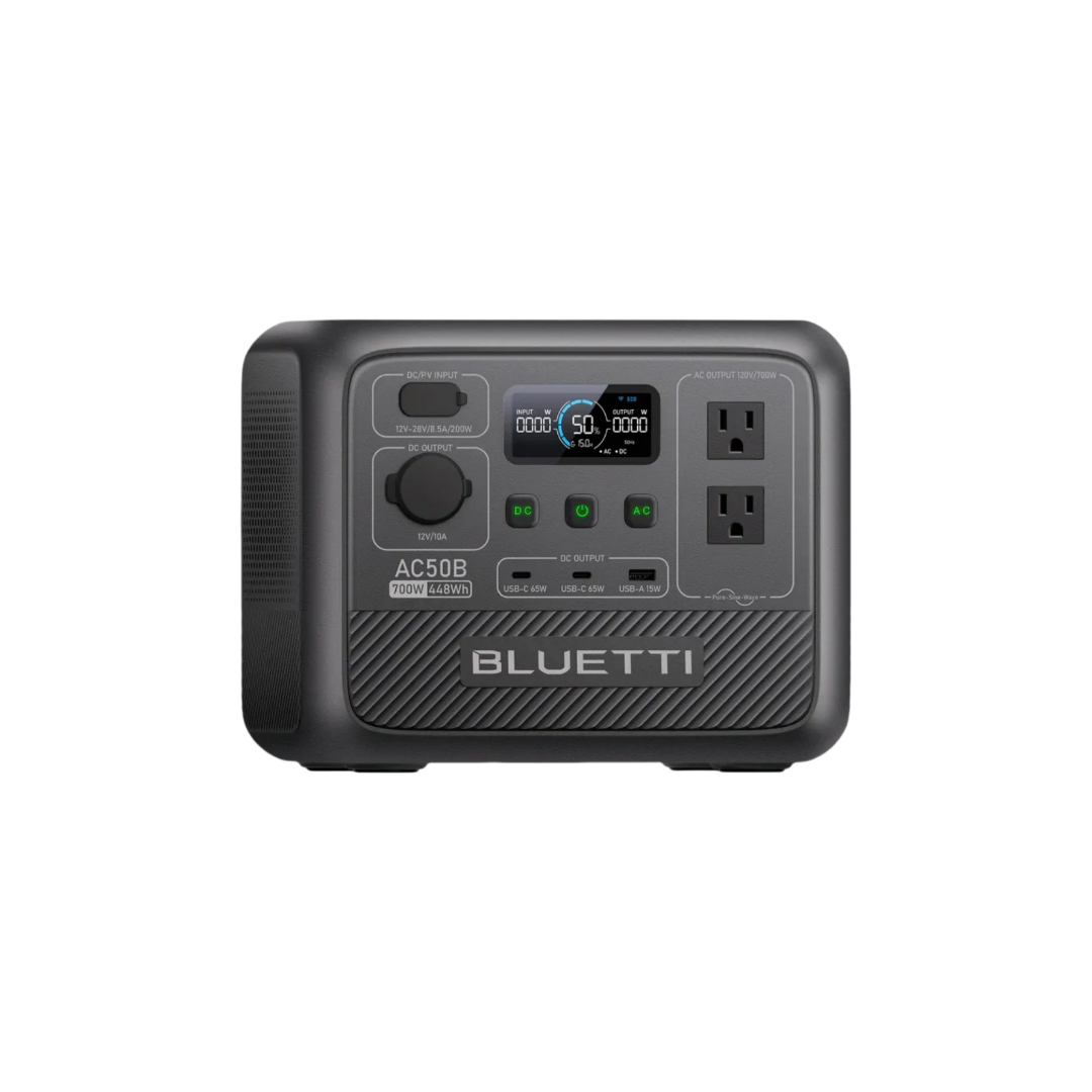 محطة طاقة محمولة BLUETTI AC50B - مراجعة Outdoor Camping Outfit وسعره