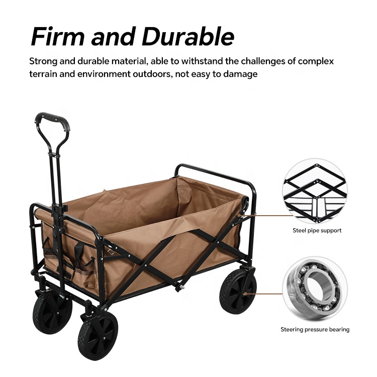 عربة صيد قابلة للطي من HOMFUL، - مراجعة Outdoor Camping Trolley وسعره