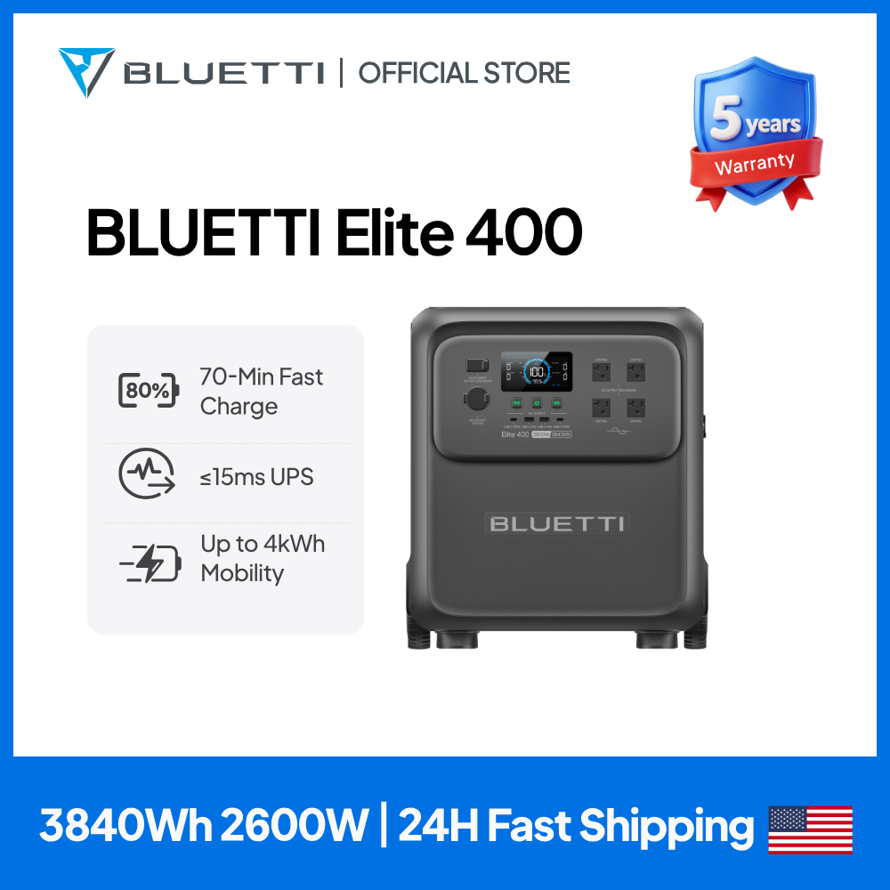 محطة طاقة شمسية BLUETTI Elite  - مراجعة Outdoor Camping Outfit وسعره