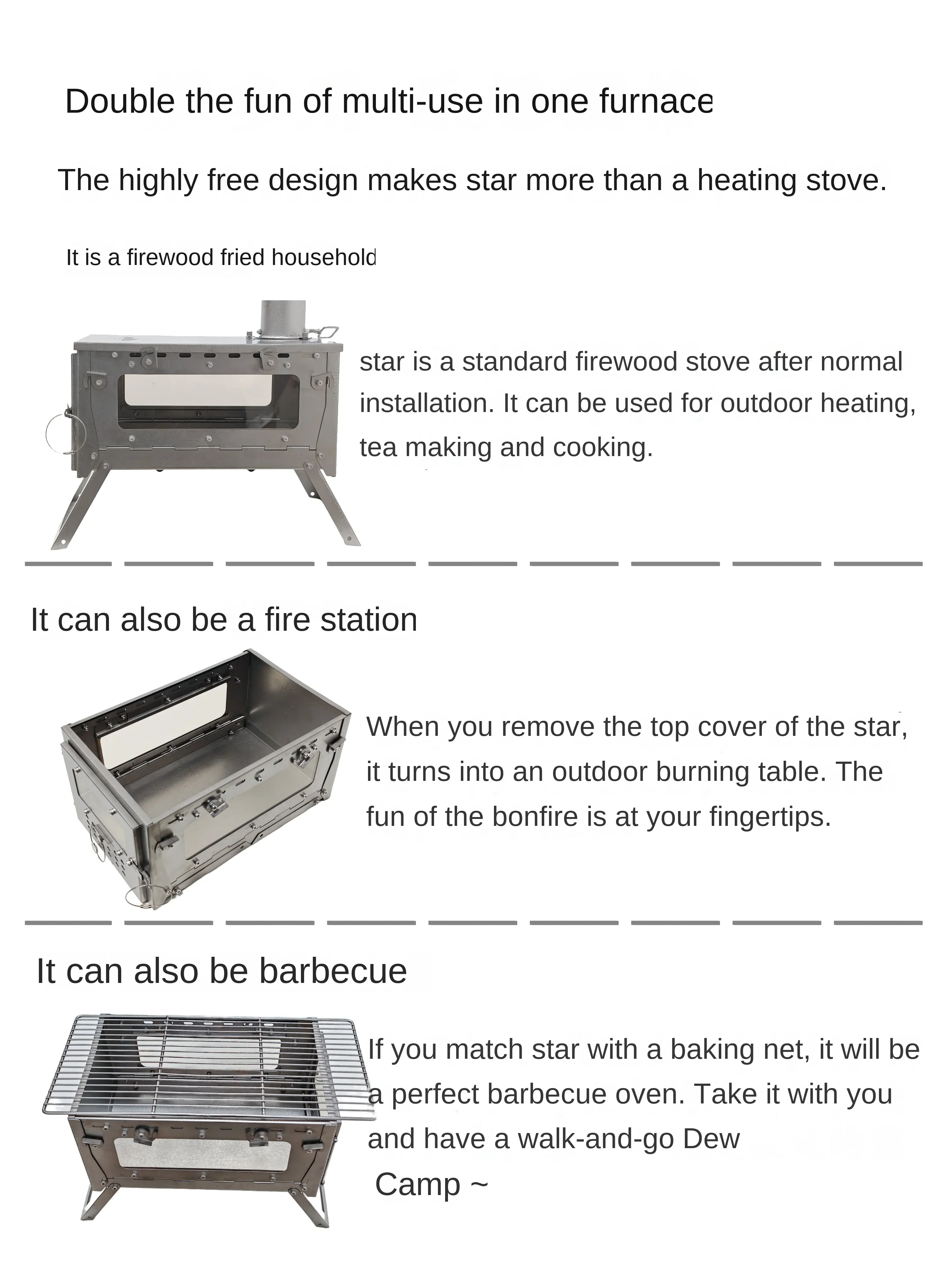 WT Star Ti سبائك التيتانيوم لل - مراجعة Outdoor Camping Heater For Tent وسعره