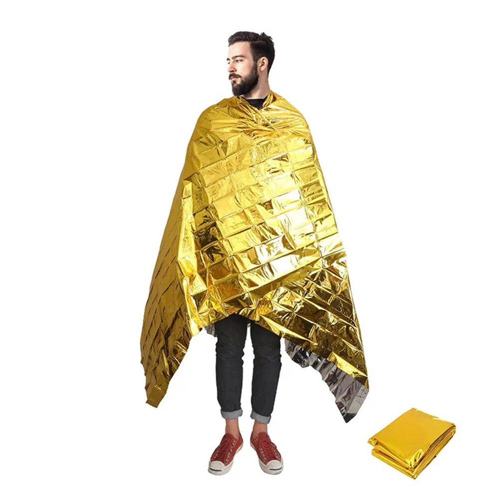 5 قطعة بطانية حرارية للطوارئ ل - مراجعة Outdoor Camping Quilt وسعره