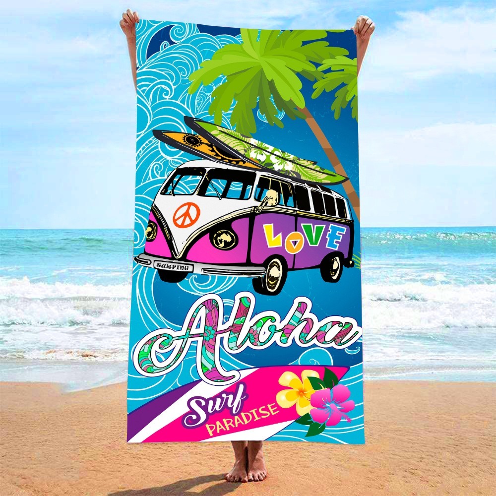 منشفة حمام بنقشة الفهد 70×140  - مراجعة Outdoor Camping Blanket وسعره