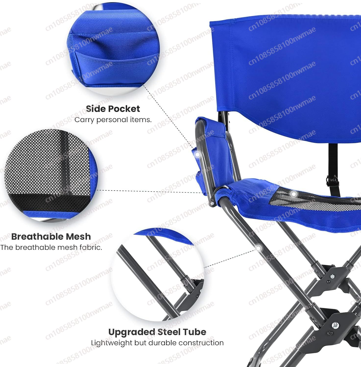 كرسي تخييم محمول قابل للطي كبي - مراجعة Outdoor Oversized Camping Chair وسعره