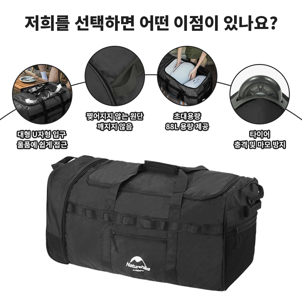 Naturehike-حقيبة تخييم قابلة ل - مراجعة Outdoor Camping Folding Storage Box وسعره