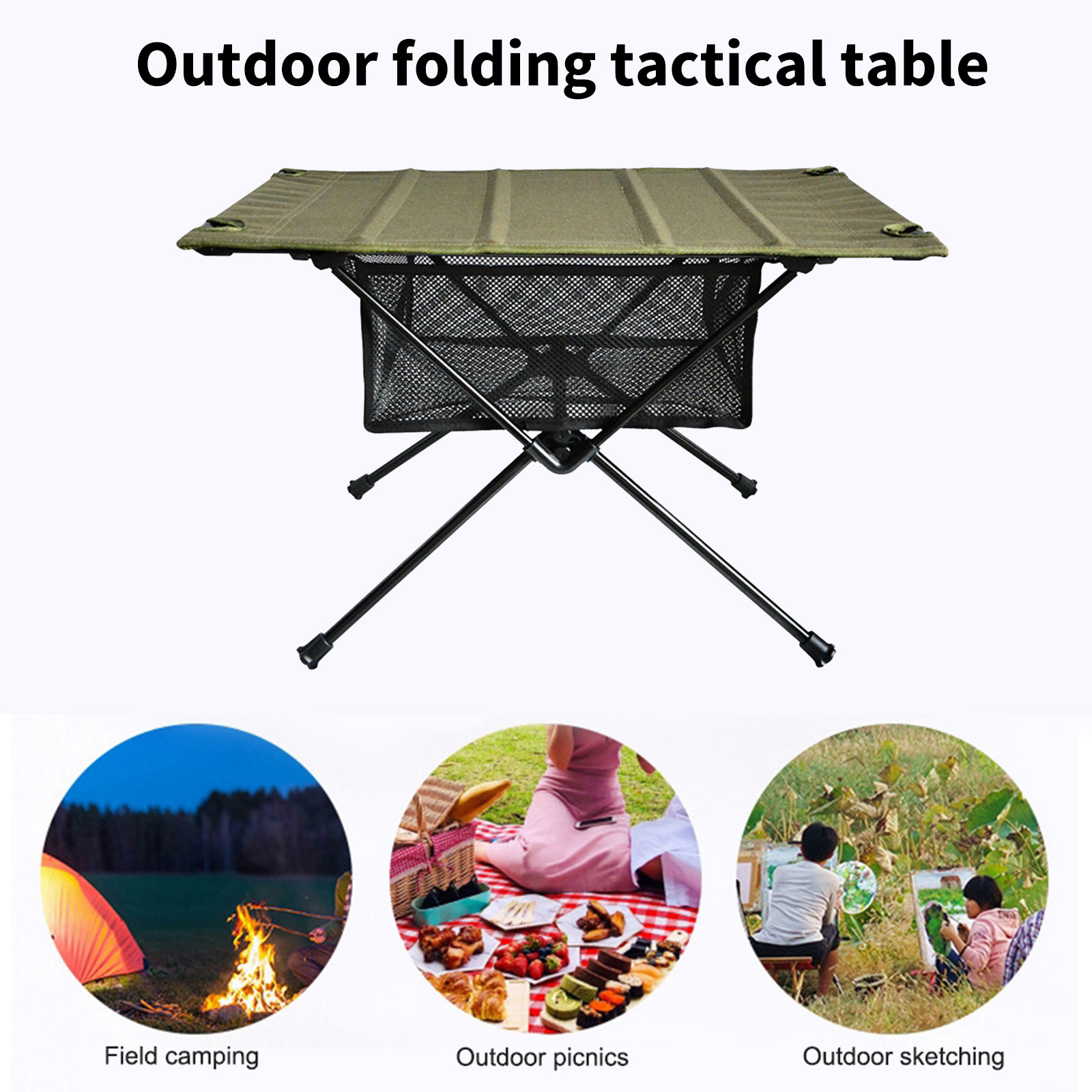 التخييم طاولة قابلة للطي تخزين - مراجعة Outdoor Camping Folding Storage Box وسعره