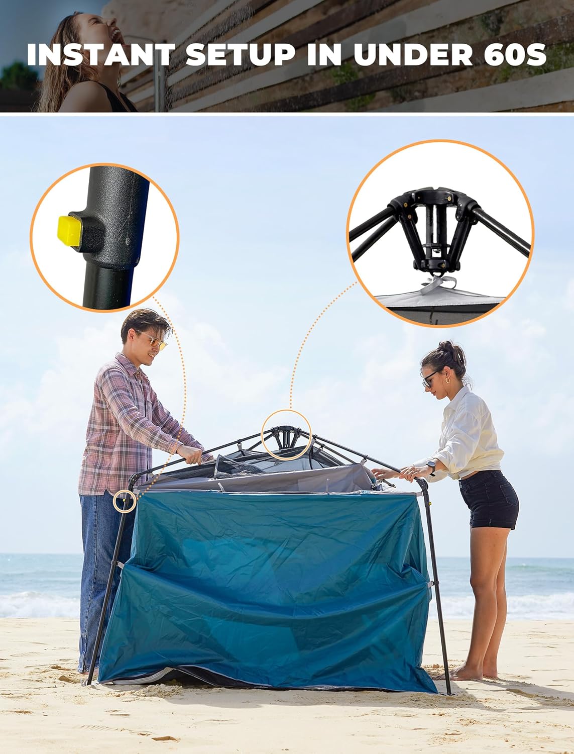 خيمة استحمام محمولة للخصوصية،  - مراجعة Outdoor Und Camping وسعره