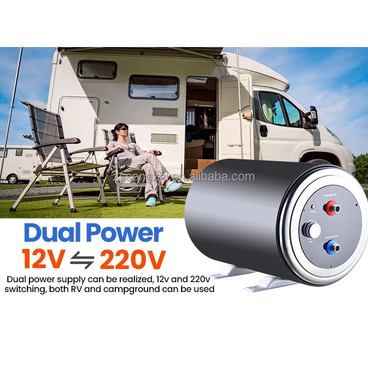 RV 200 واط الفولاذ المقاوم للص - مراجعة Outdoor Camping Water Heater وسعره