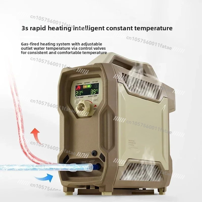 التدفئة دش التخييم في الهواء ا - مراجعة Outdoor Camping Water Heater وسعره