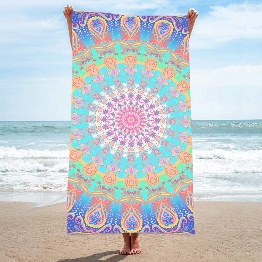 منشفة شاطئ بنمط غامض 80×160 سم - مراجعة Outdoor Camping Blanket وسعره