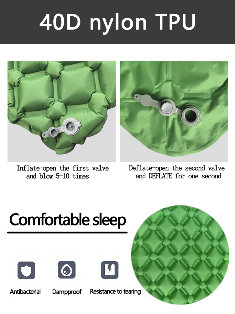 فراش قابل للنفخ للتخييم، سرير  - مراجعة Outdoor Camping Blanket وسعره
