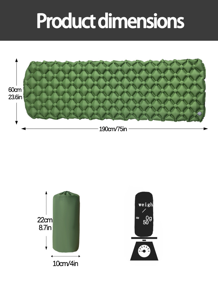 فراش قابل للنفخ للتخييم، سرير  - مراجعة Outdoor Camping Blanket وسعره