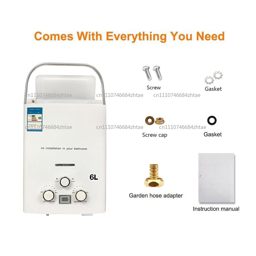 سخان مياه فوري يعمل بالغاز الب - مراجعة Outdoor Camping Water Heater وسعره
