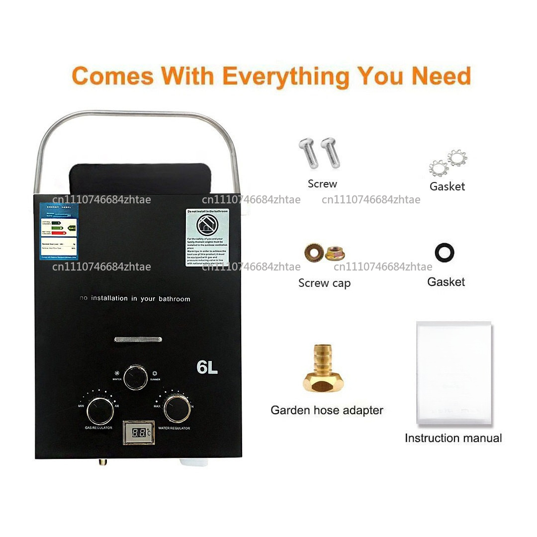سخان مياه فوري يعمل بالغاز الب - مراجعة Outdoor Camping Water Heater وسعره